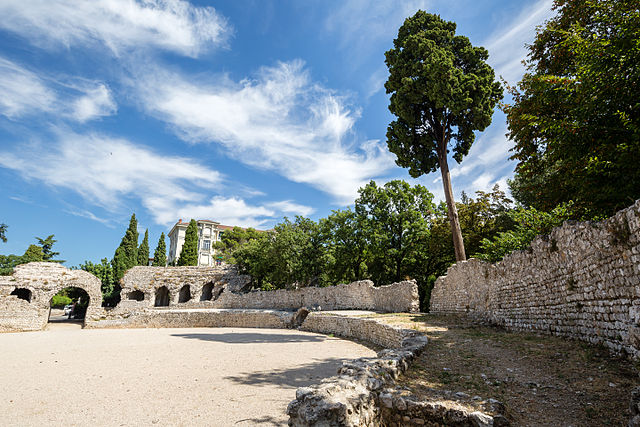 Le site Romain des arènes de Cimiez à Nice