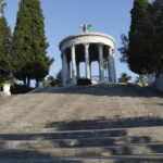 le parc chabrun avec le temple de diane à Nice