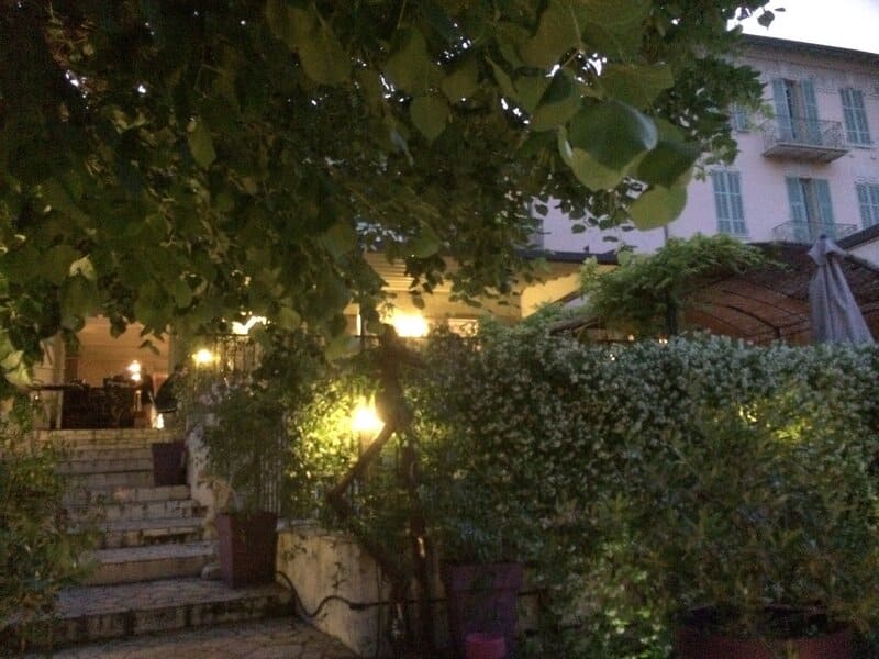 L entrée de la locanda de Nice