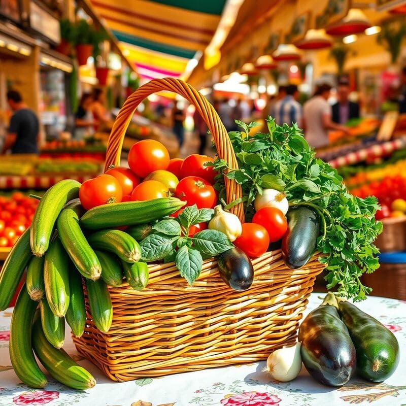 panier-en-osier-dbordant-de-lgumes-du-soleil-courgettes-tomates-oignons-aubergines-basilic-f