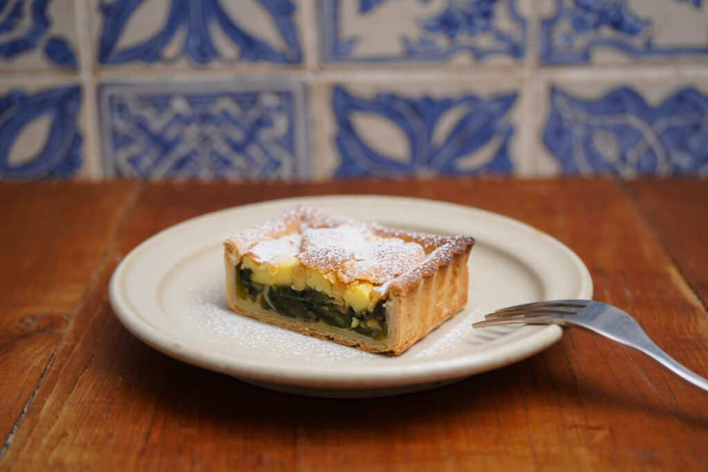 Part de tourte de blette