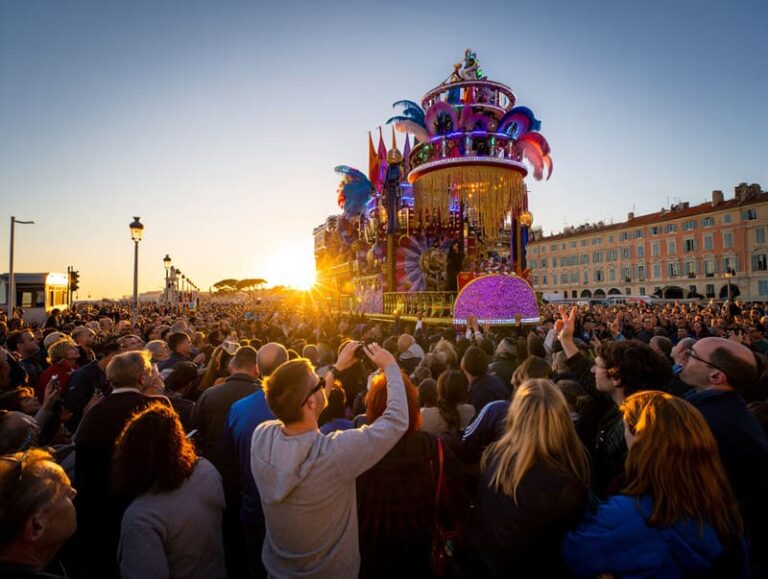 char de carnaval a Nice