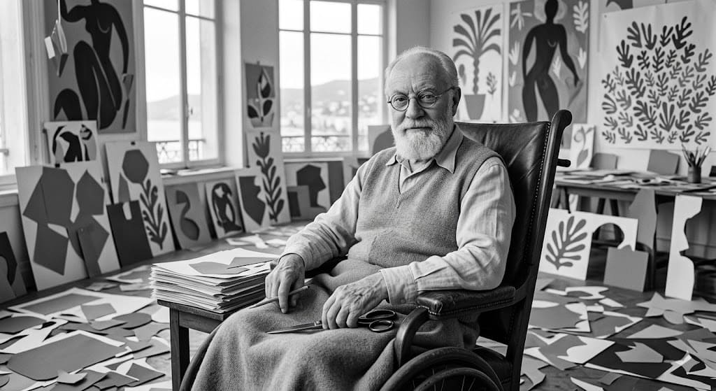 Matisse dans son atelier