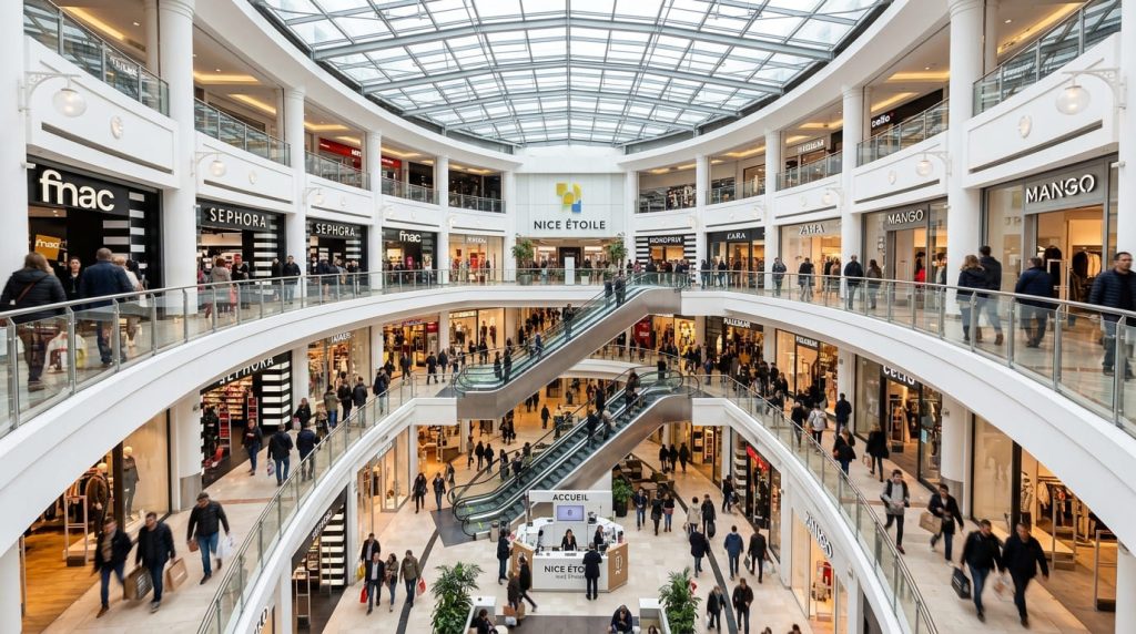 Interieur galerie commerciale