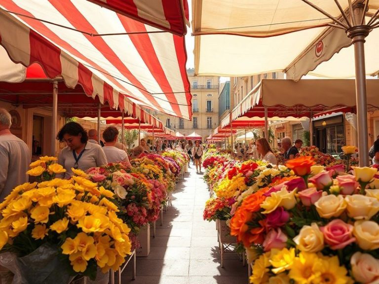 Le marché au fleur