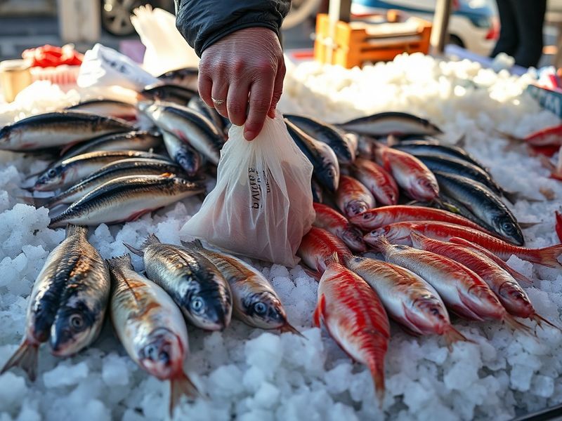 Le marche aux poissons