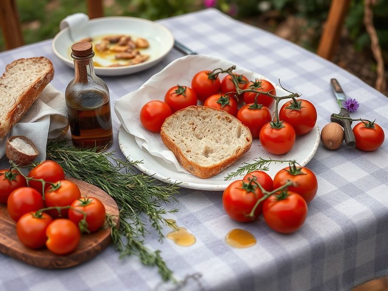 table provencale avec tomate