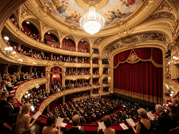 une salle de spectacle vue de l interrieur